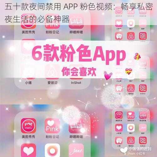 五十款夜间禁用 APP 粉色视频：畅享私密夜生活的必备神器