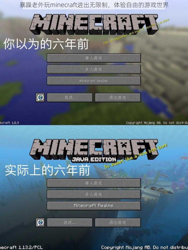 暴躁老外玩minecraft进出无限制，体验自由的游戏世界