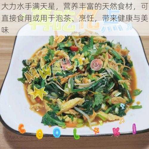 大力水手满天星，营养丰富的天然食材，可直接食用或用于泡茶、烹饪，带来健康与美味