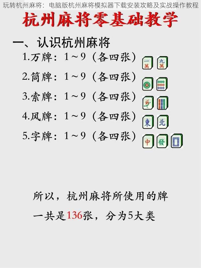 玩转杭州麻将：电脑版杭州麻将模拟器下载安装攻略及实战操作教程