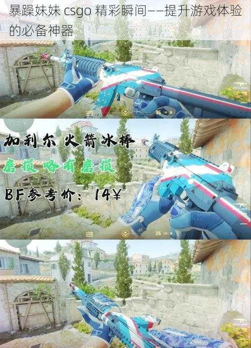 暴躁妹妹 csgo 精彩瞬间——提升游戏体验的必备神器