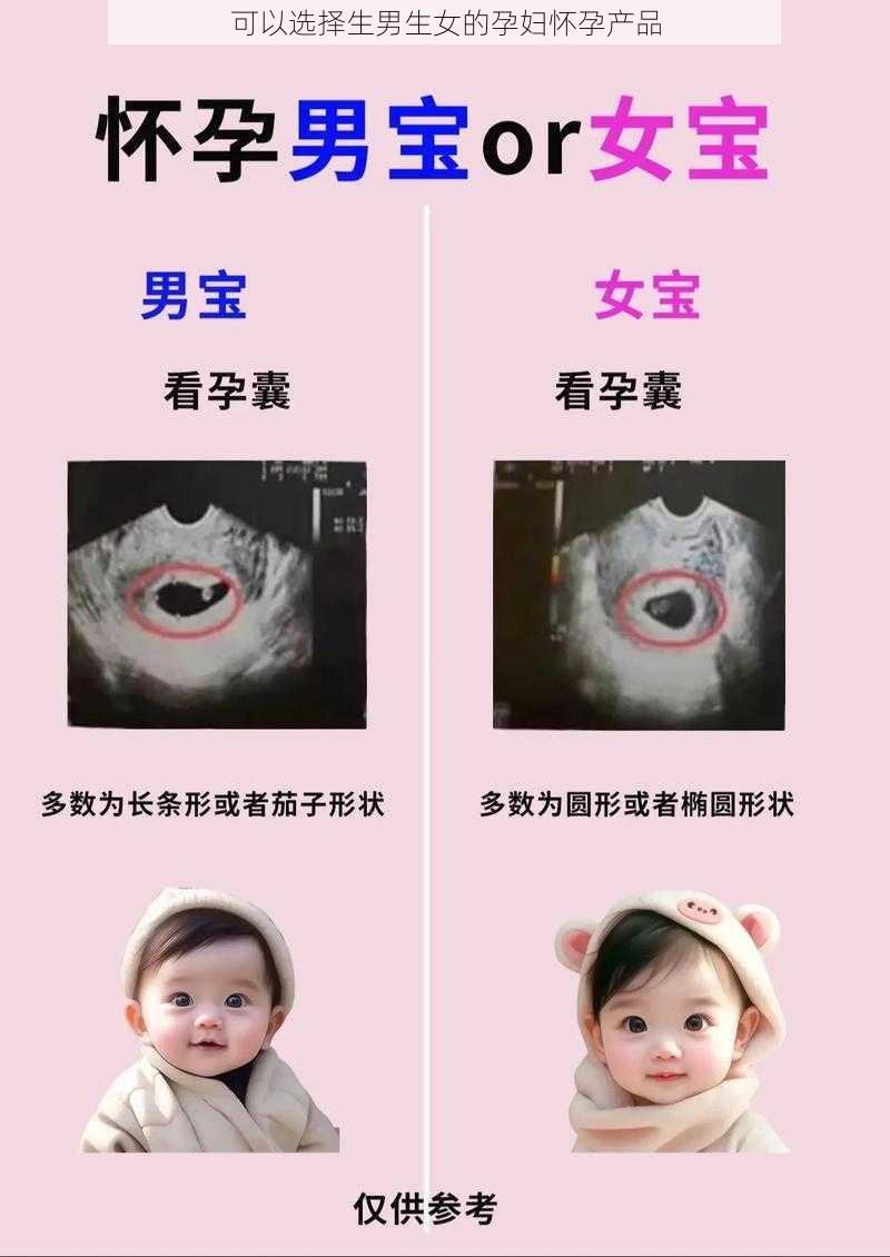 可以选择生男生女的孕妇怀孕产品