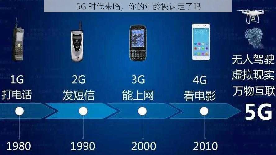 5G 时代来临，你的年龄被认定了吗