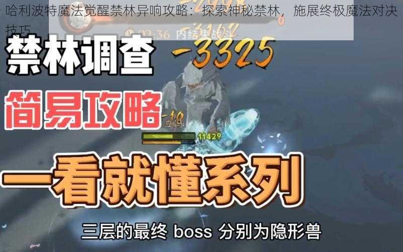 哈利波特魔法觉醒禁林异响攻略：探索神秘禁林，施展终极魔法对决技巧