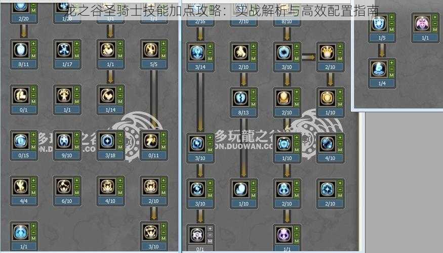 龙之谷圣骑士技能加点攻略：实战解析与高效配置指南