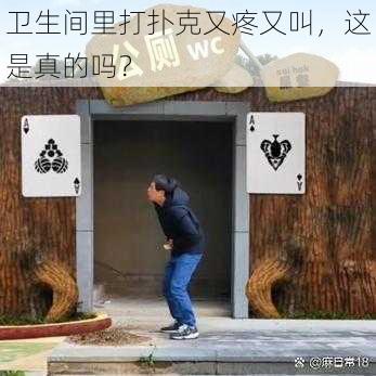 卫生间里打扑克又疼又叫，这是真的吗？