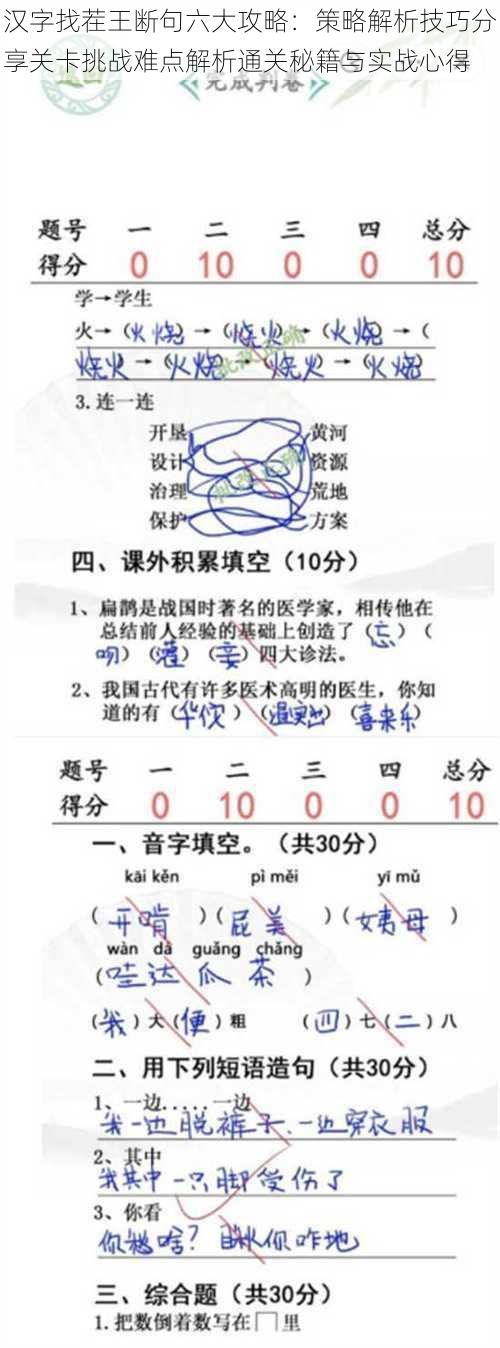 汉字找茬王断句六大攻略：策略解析技巧分享关卡挑战难点解析通关秘籍与实战心得